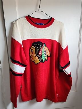 Vintage Chicago Blackhawks Starter Sweater